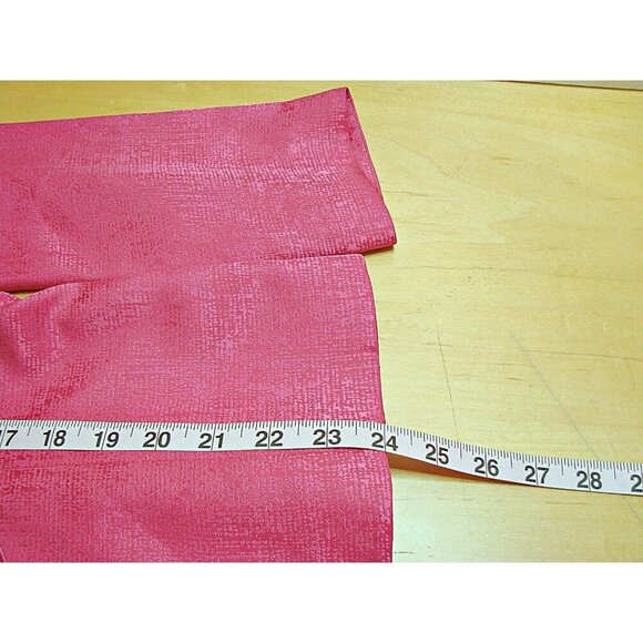 Adrianna Papell Suit Set Womens 10 Hot Pink Brocade Silk Blend Skirt Blazer 2 Pc - Picture 6 of 12